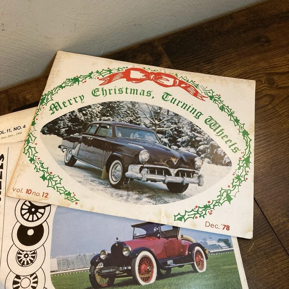 Antique Car Magazines Lot 1970s Studebaker Turning Wheels Photos Print Ads Vtg